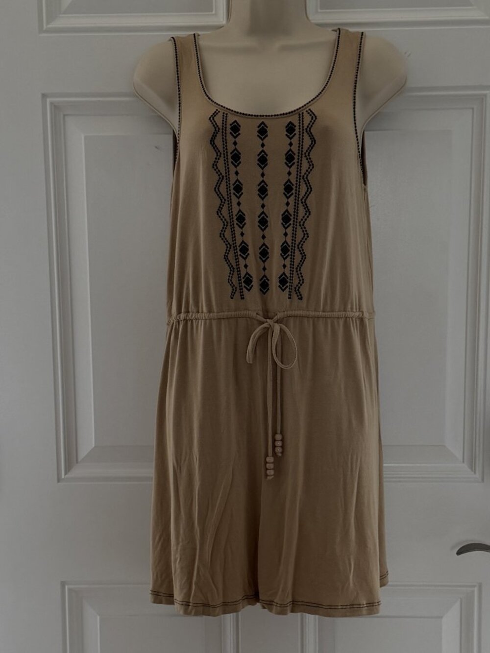 Tan & Black Dress by Cable & Gauge